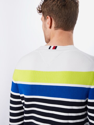 TOMMY HILFIGER Regular Fit Pullover 'Breton' in Blau