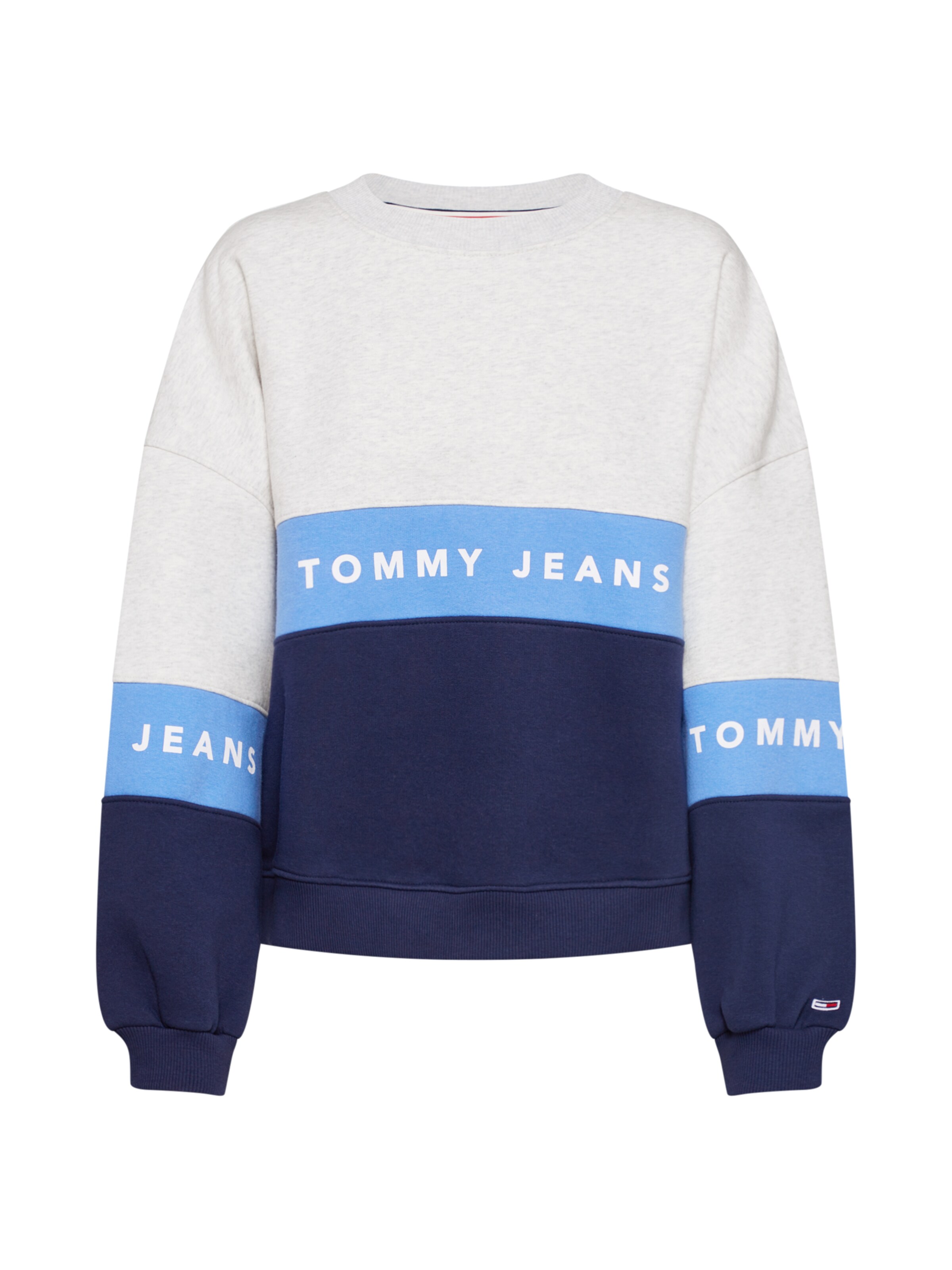 Tommy Jeans Bluzka sportowa w kolorze niebieski: przód