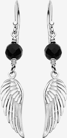 Boucles d'oreilles 'Flügel' Nenalina en argent : devant