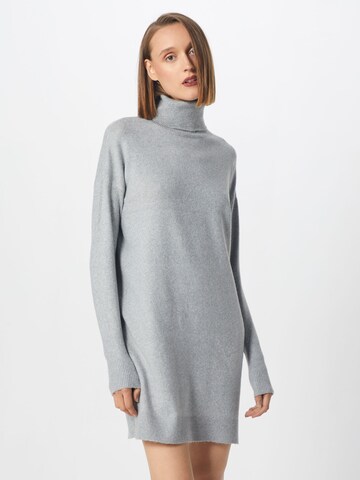 VERO MODA Knitted dress in Grey: front