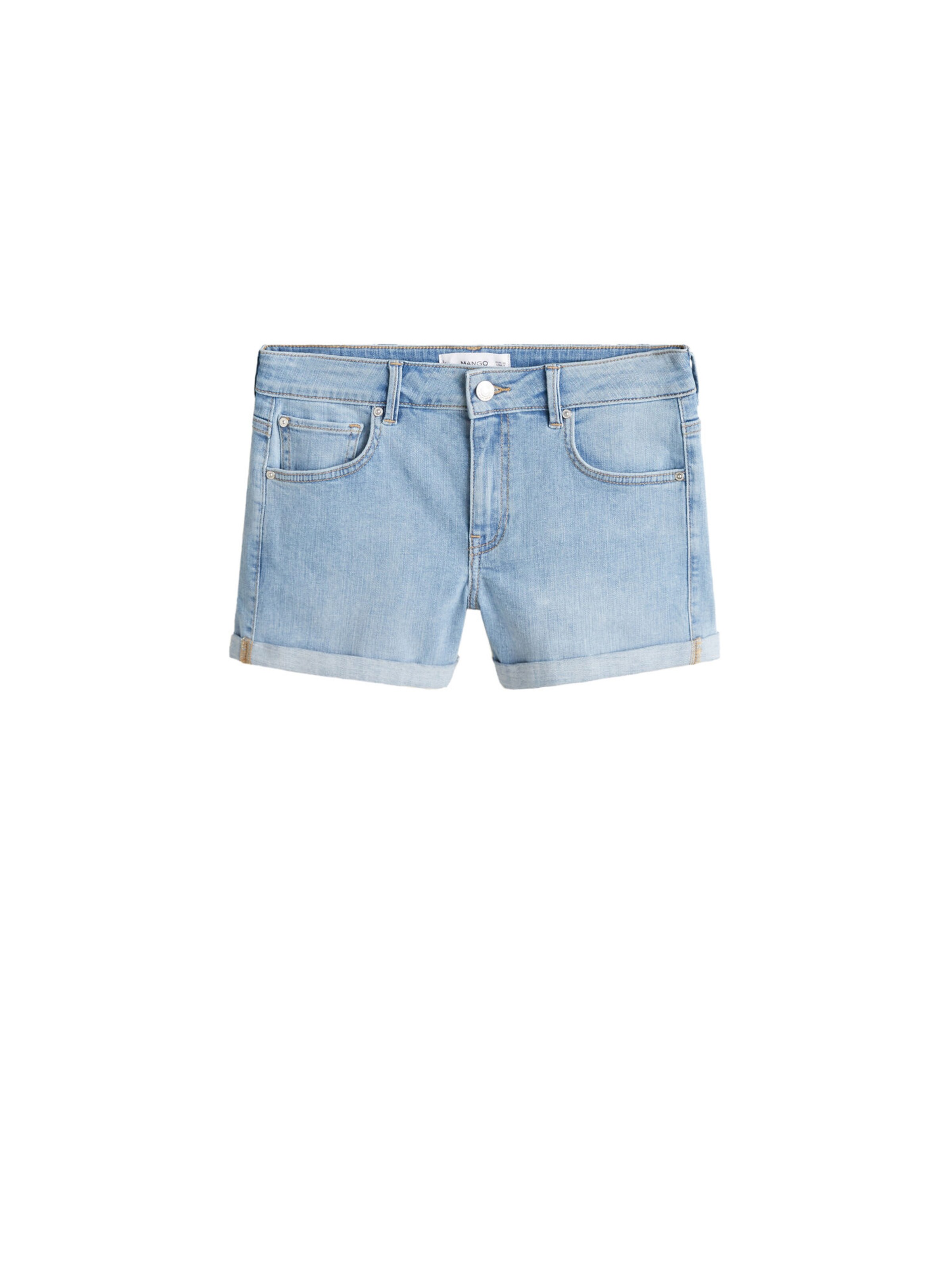 MANGO - Shorts 'VICKY' in blue denim