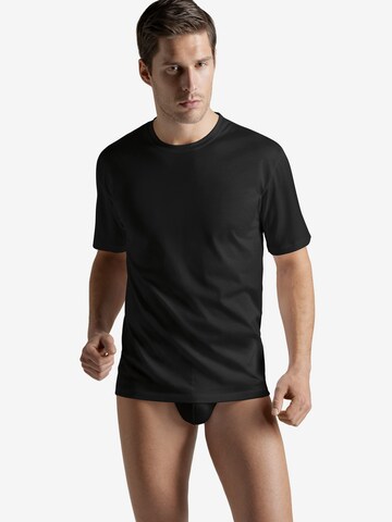 Hanro Undershirt ' Cotton Sporty ' in Black: front