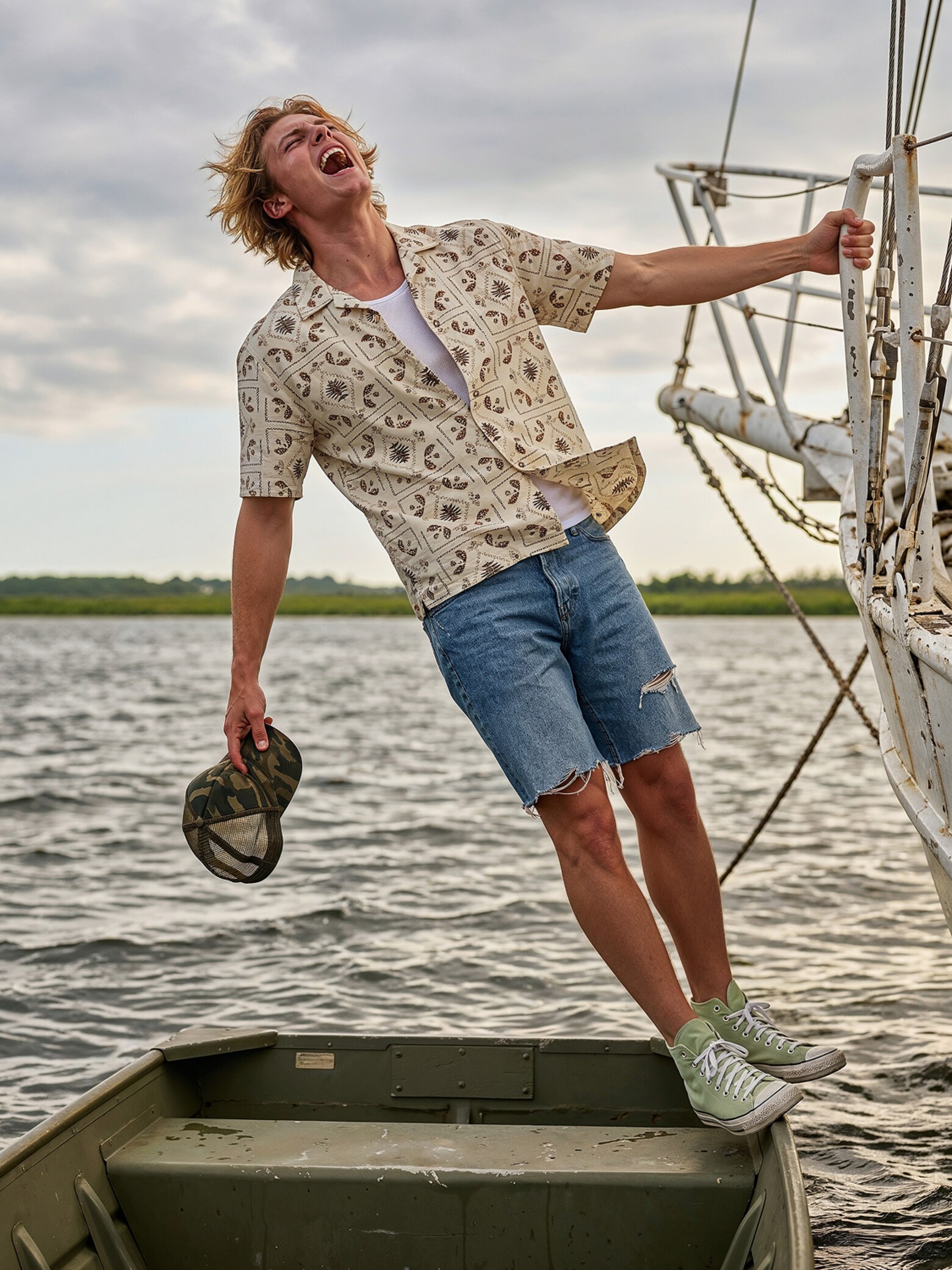 The AY Style Edit - Print Shirt and Jorts Look