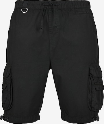 Pantalon cargo Urban Classics en noir : devant