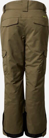 KILLTEC Regular Outdoor Pants 'Combloux' in Green