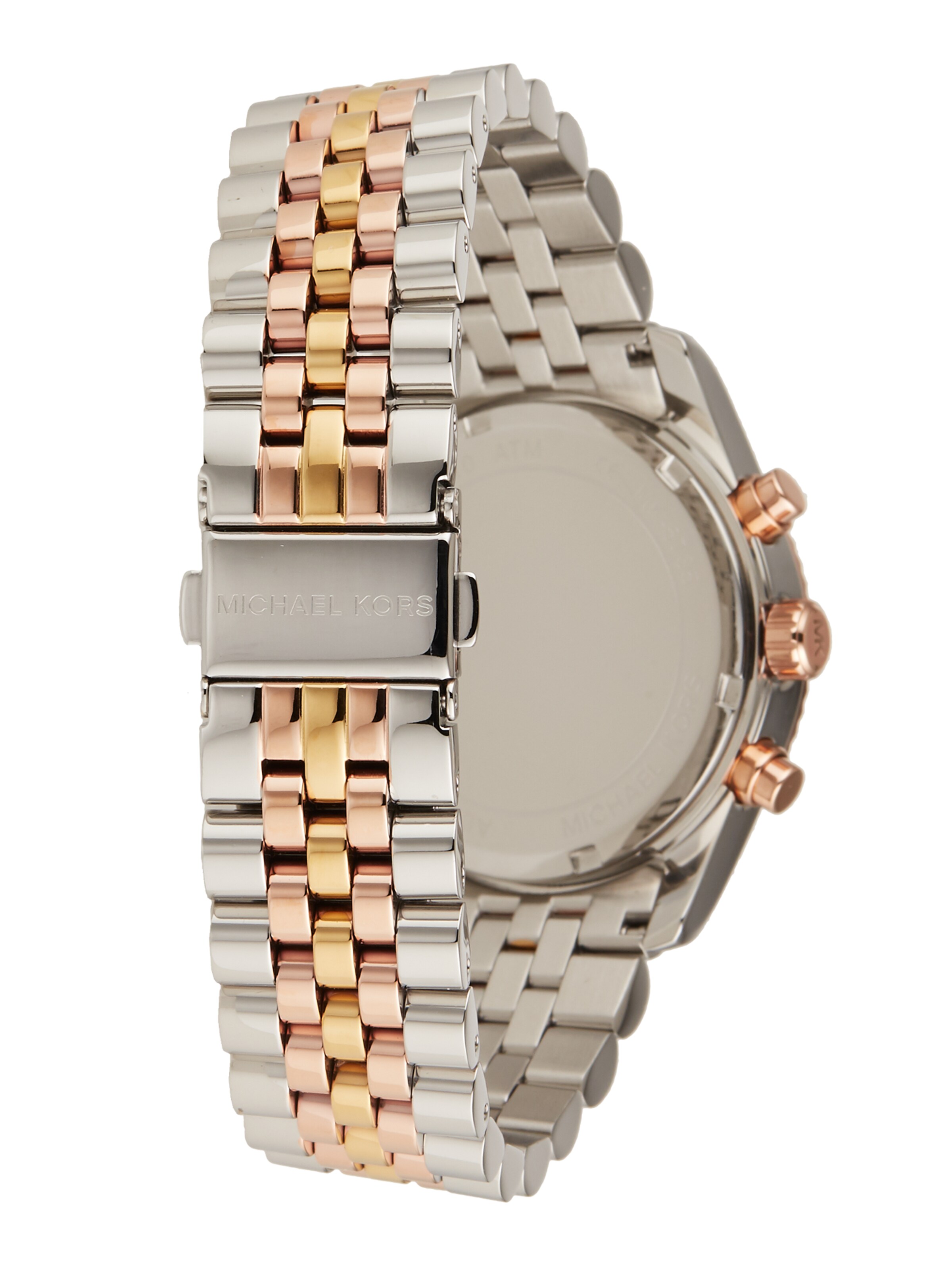 MICHAEL Michael Kors Analoginen kello 'Lexington' värissä hopea