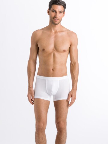 Hanro Boxershorts ' Cotton Essentials ' in Wit: voorkant