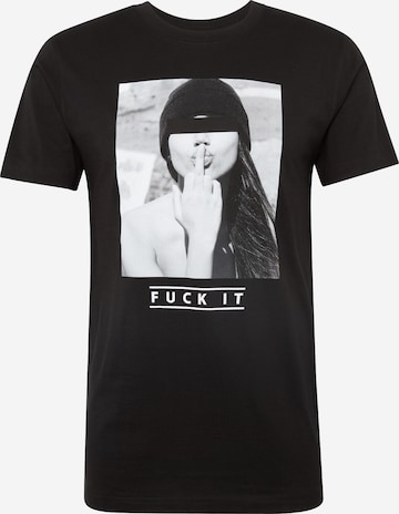 T-Shirt 'F#?KIT' Mister Tee en noir : devant