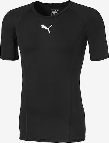 T-Shirt fonctionnel 'Liga' PUMA en noir : devant