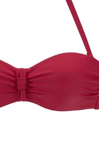 Bandeau Bikini LASCANA en rouge