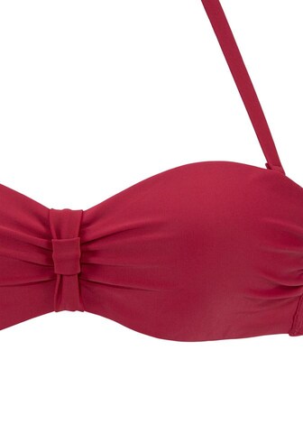 LASCANA Bügel-Bandeau-Bikini in Rot