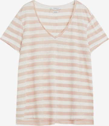 MANGO T-Shirt 'Silvery' in Pink: predná strana