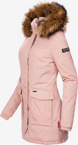 NAVAHOO Płaszcz zimowy 'Schneeengel' w kolorze różowy