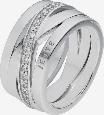 JETTE Ring in Silver: front