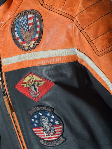 TOP GUN Tussenjas in Zwart