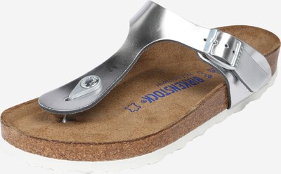 BIRKENSTOCK Zehentrenner 'Gizeh' in silber, Produktansicht