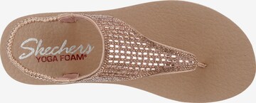 SKECHERS - Sandalias de dedo 'Meditation' en oro