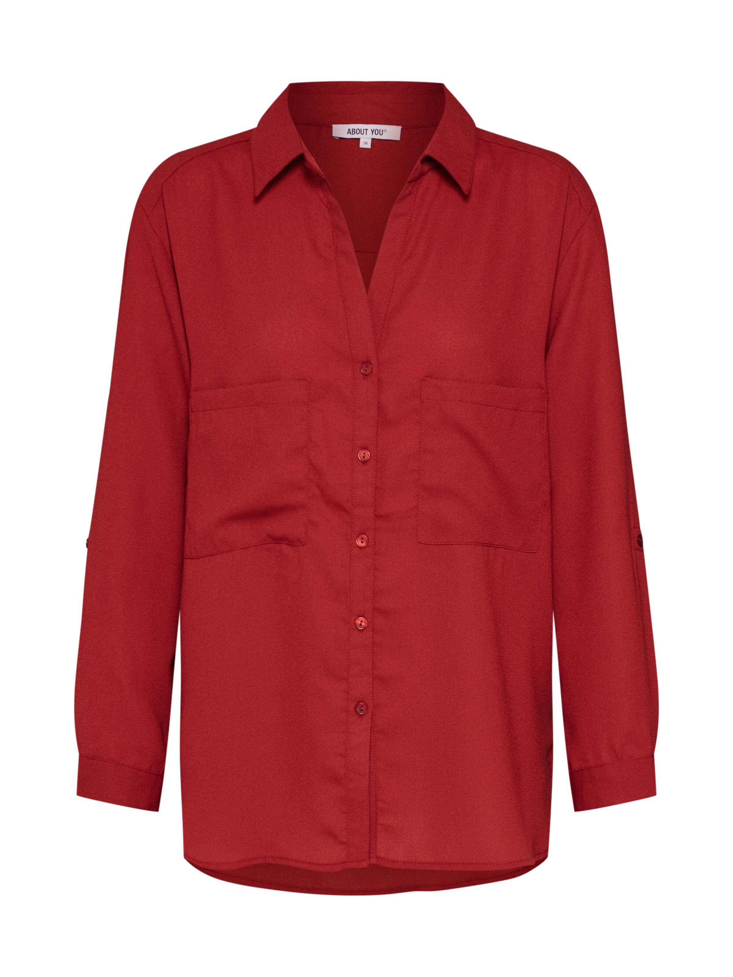 ABOUT YOU - Blouse 'Marou' in de kleur Roestrood