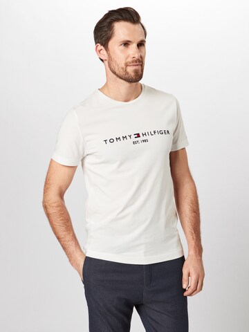 balta TOMMY HILFIGER Standartinis modelis Marškinėliai