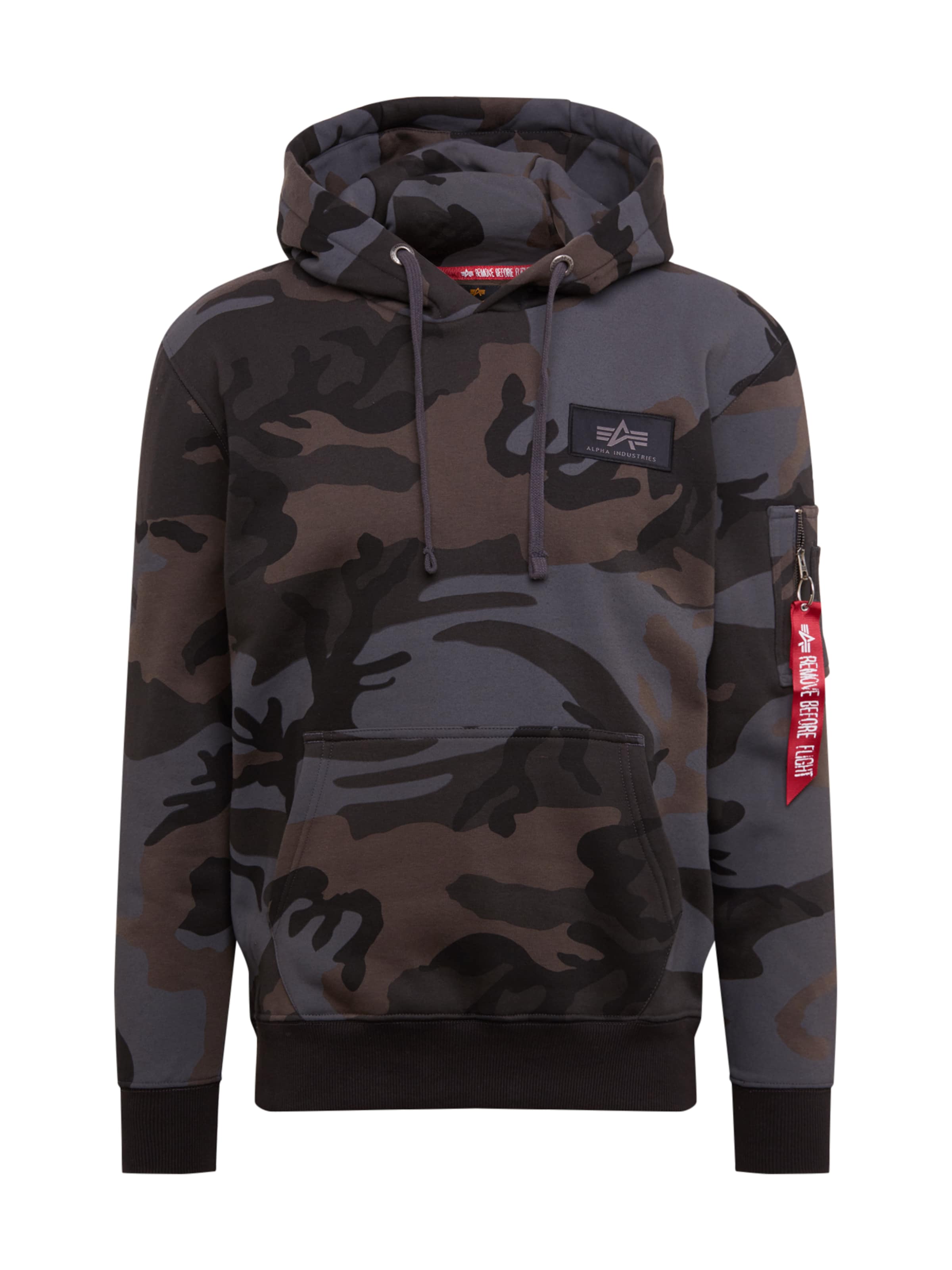 ALPHA INDUSTRIES Dressipluus, värv hall: eest vaates