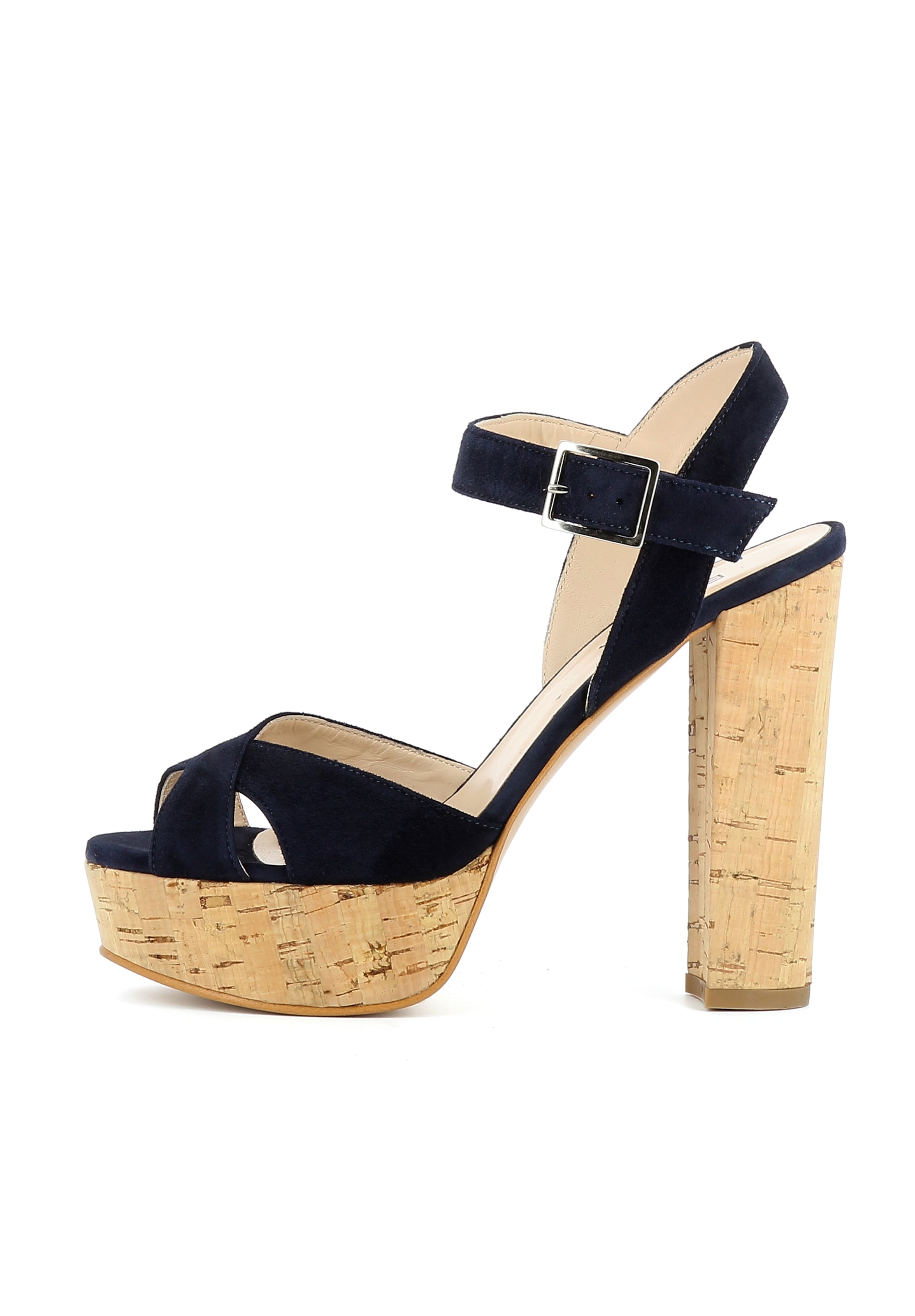 EVITA Sandalen met riem in Blauw