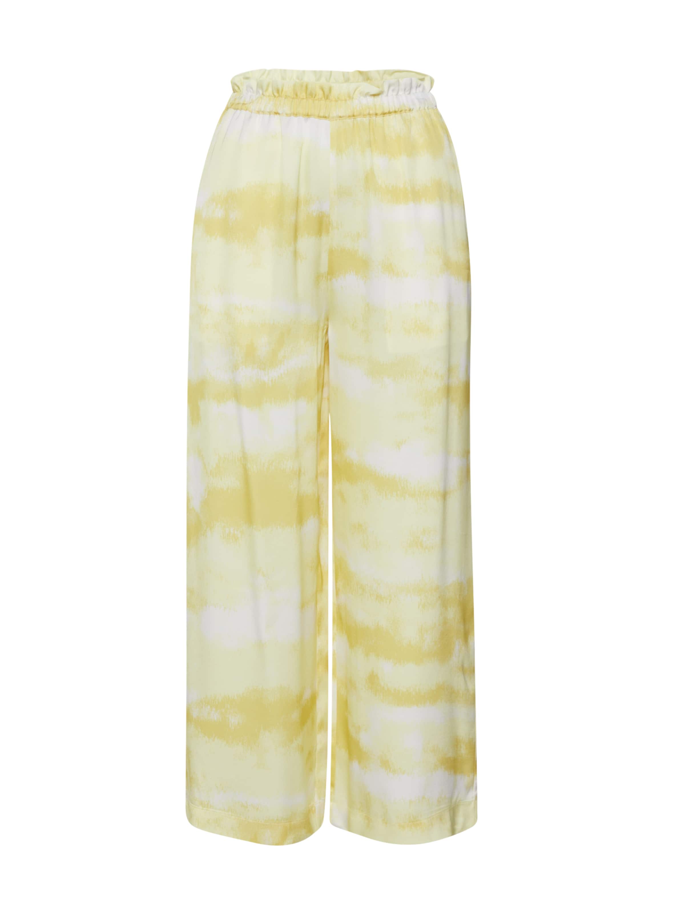 Wide leg Pantaloni 'Nerian' de la EDITED pe galben: față