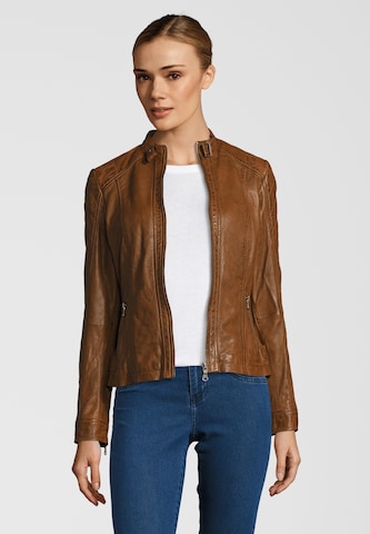 7ELEVEN Between-Season Jacket 'ELIZA' in Brown: front