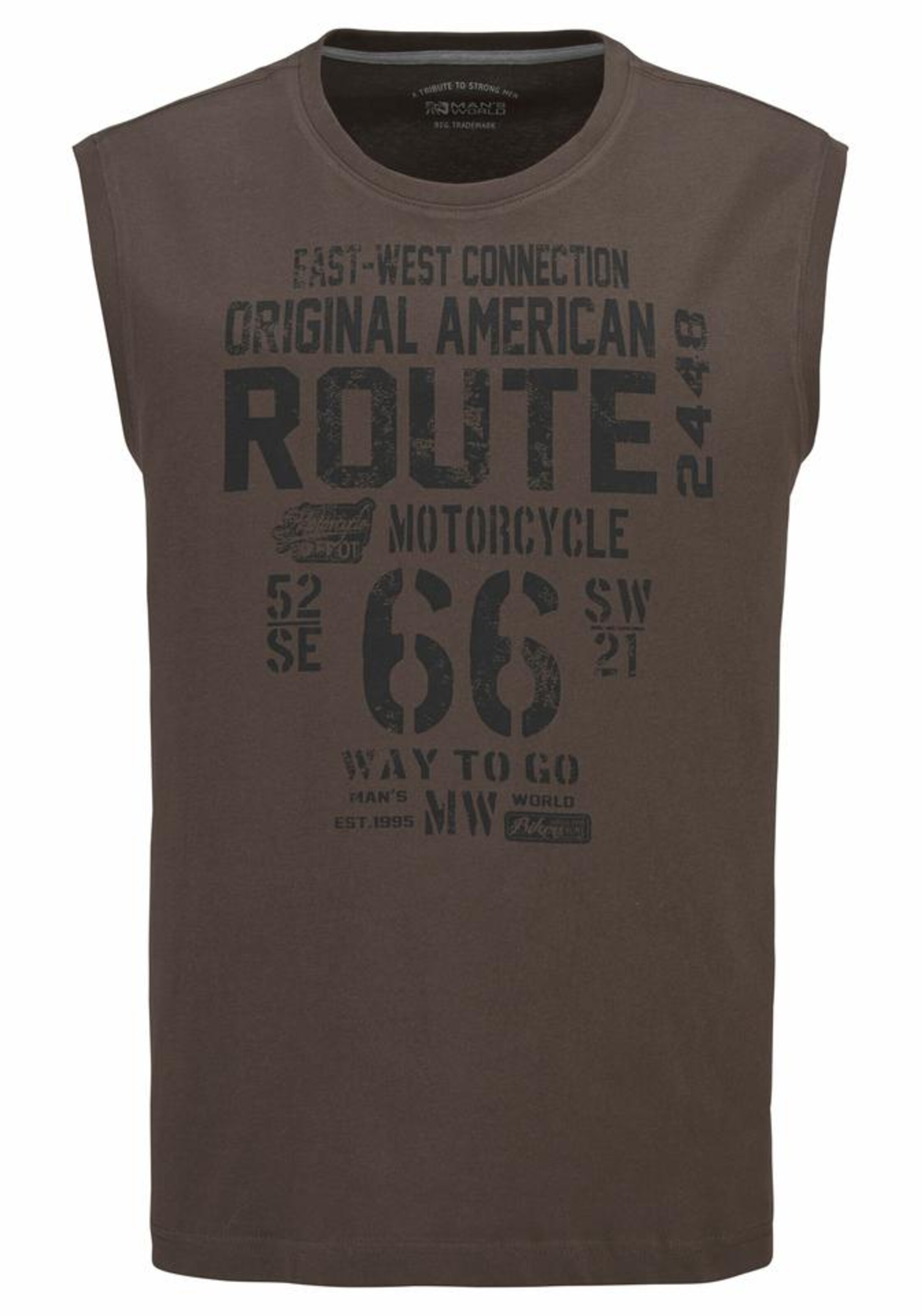 Man's World Shirt in Braun