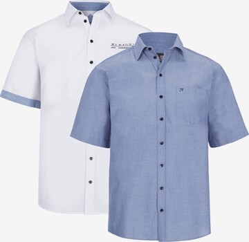 Jan Vanderstorm Button Up Shirt 'Evin' in Blue: front