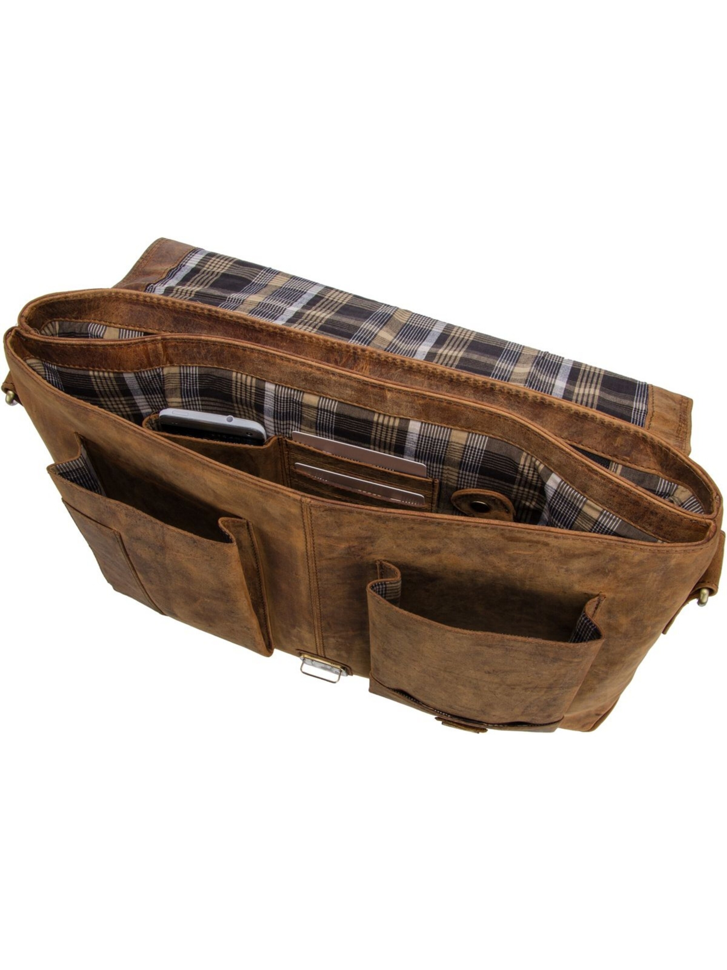 Harold's Document Bag 'Antic 2634' in Brown