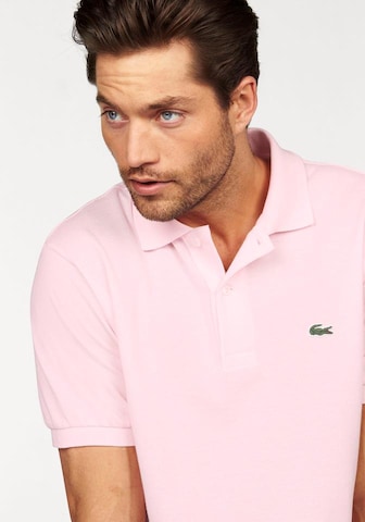 LACOSTE Regular fit T-shirt i rosa
