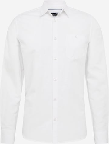 BURTON MENSWEAR LONDON Slim Fit Hemd in Weiß: predná strana