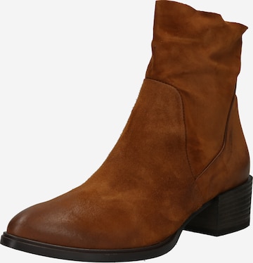 Paul Green Ankle Boots in Brown: front