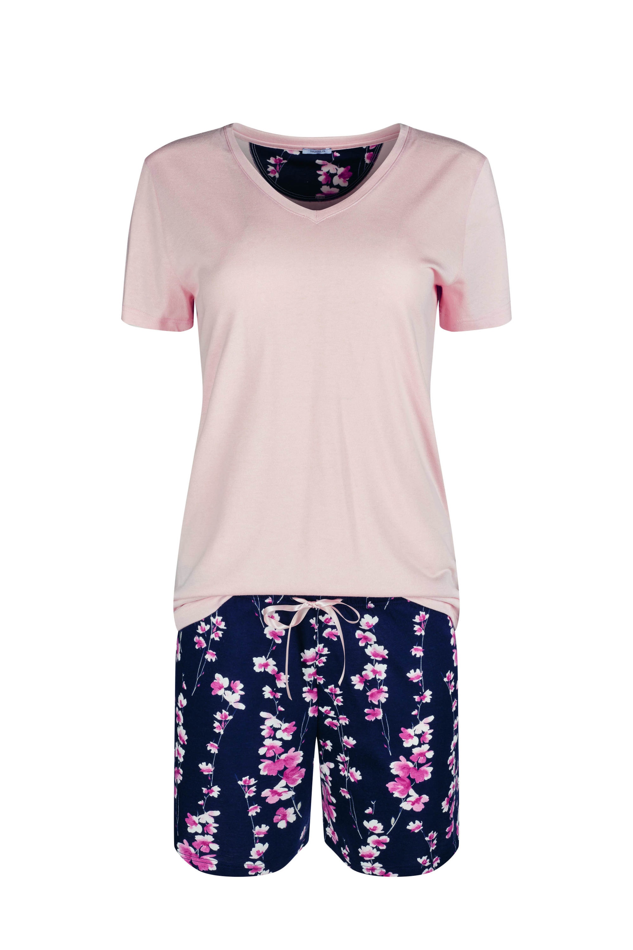 HUBER - Pyjama 'Sunset dreams' in dunkelblau