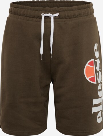 ELLESSE Trousers 'Bossini' in Brown: front