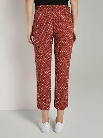 Loosefit Pantalon TOM TAILOR en marron