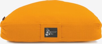 YOGISTAR.COM Pillow in Yellow: front