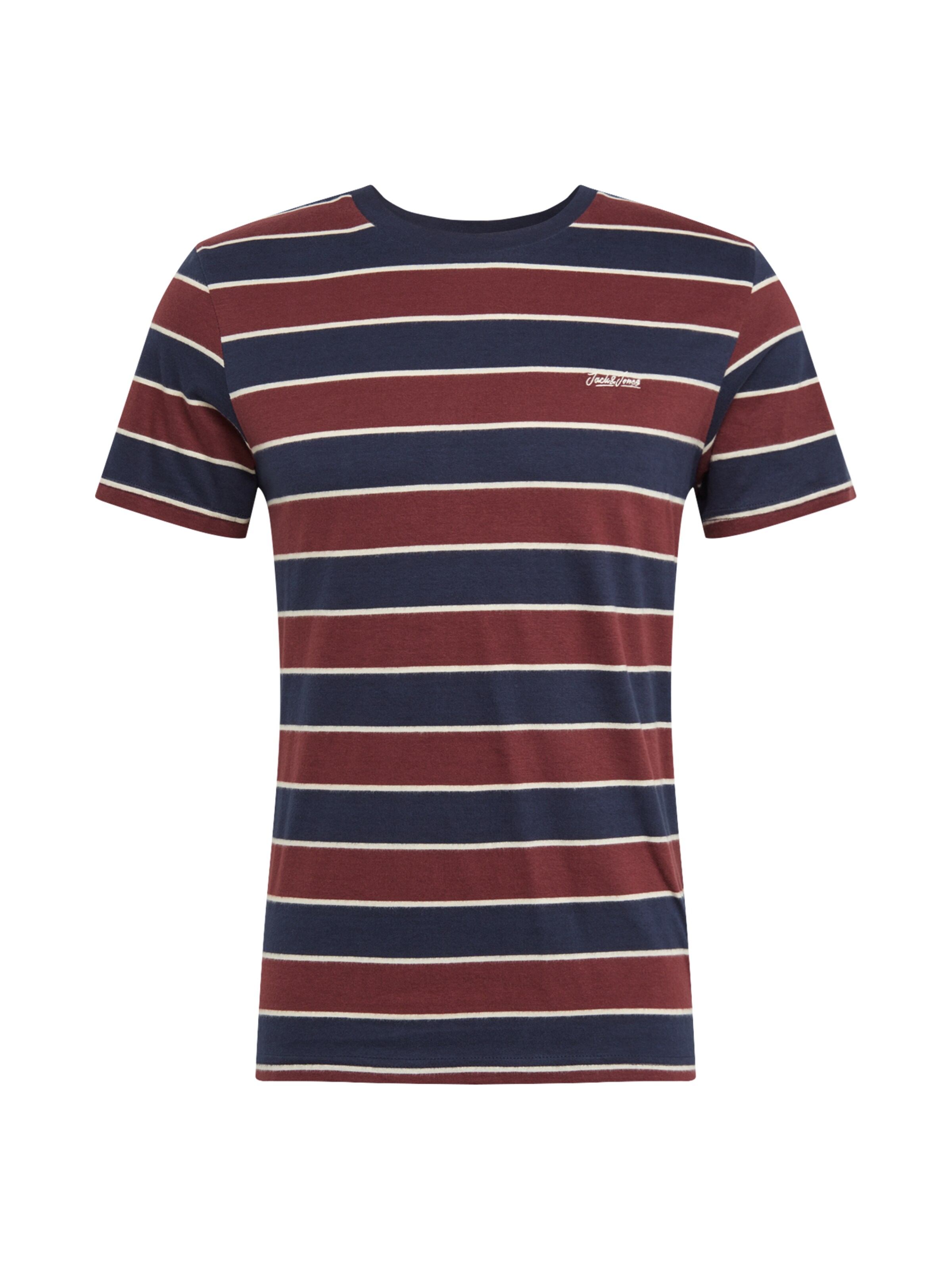 JACK & JONES - Shirt 'JORSTEEN TEE SS CREW NECK' in de kleur Navy