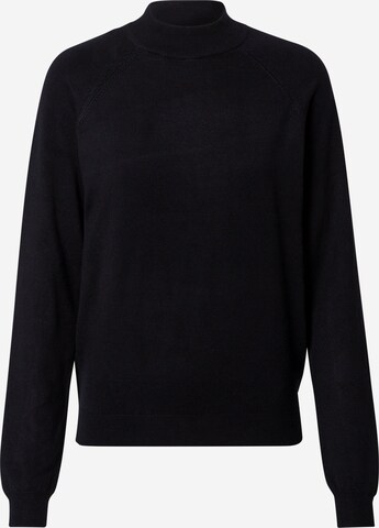 PIECES Sweter 'Sera' w kolorze czarny: przód