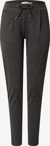 ICHI Tapered Pants 'Kate' in Grey: front