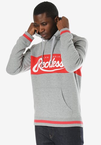 Young & Reckless Kapuzenpullover 'Opulent' in Grau