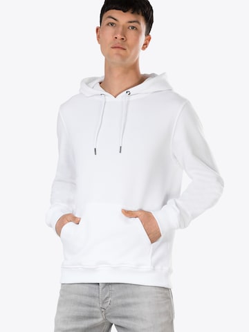 Felpa di Urban Classics in bianco: frontale