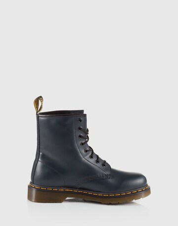Dr. Martens Lace-Up Ankle Boots 'Eye Boot Smooth' in Blue