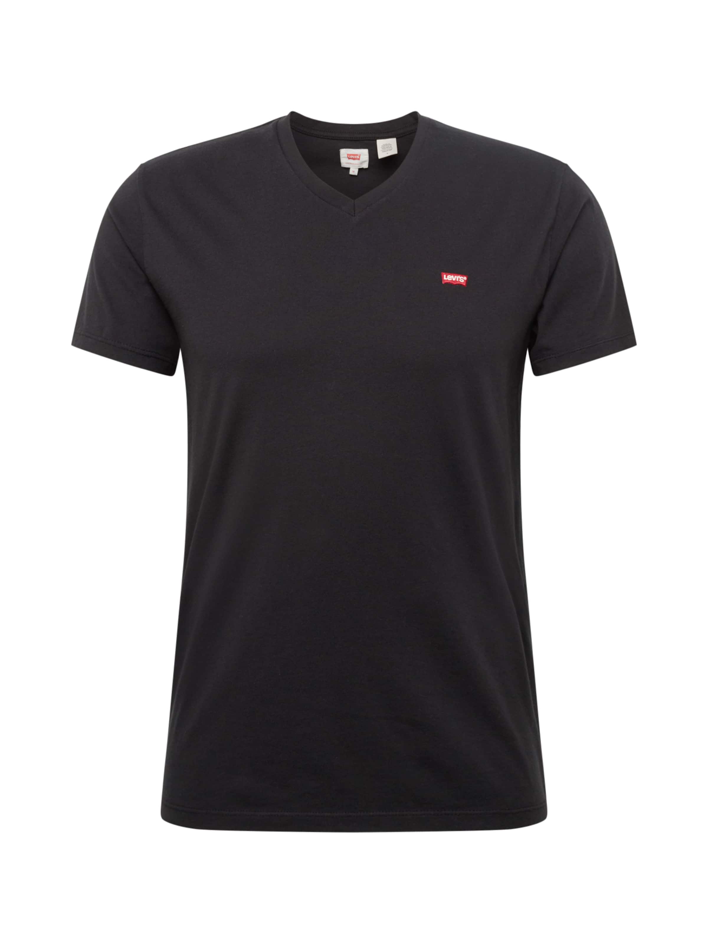 LEVI'S - Shirt 'ORIGHMVNECK' in de kleur Zwart