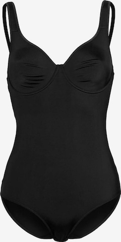 sassa Shaping Bodysuit 'BASIC CONTROL' in Black: front
