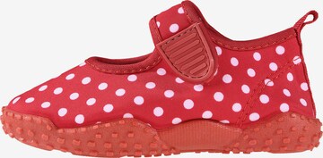 PLAYSHOES - Sapato de praia/banho 'Glückskäfer' em vermelho