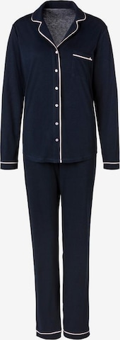 s.Oliver Pyjama in Blauw: voorkant