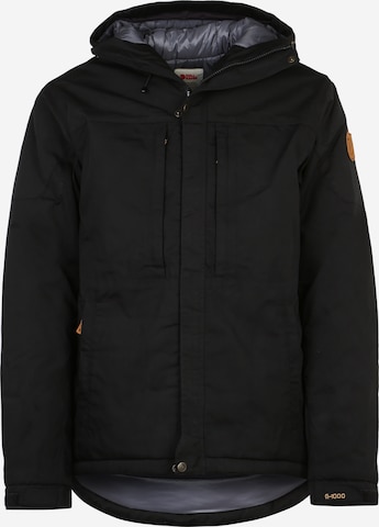 Fjällräven Outdoor jacket 'Skogsö' in Black: front