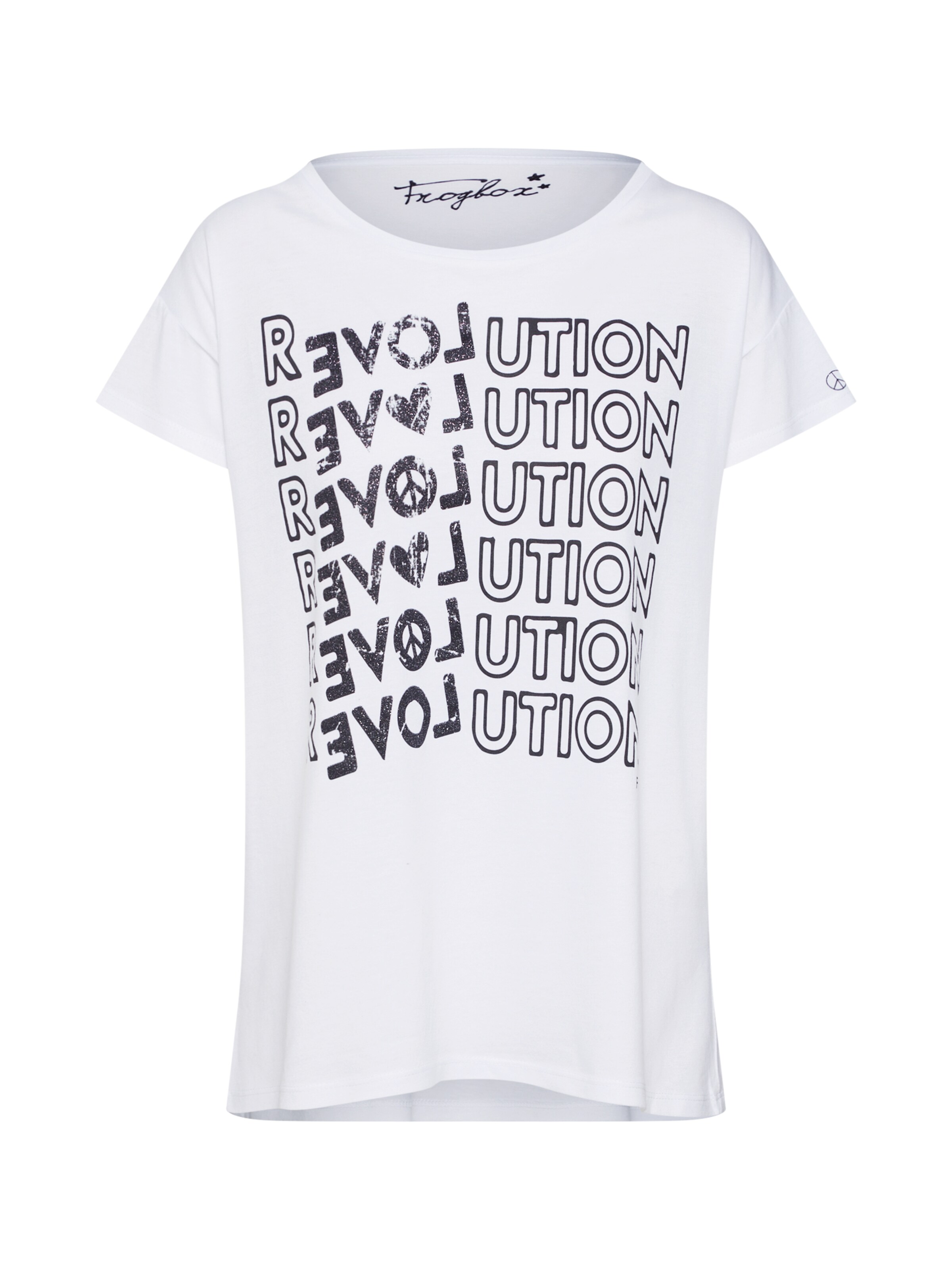 Frogbox - Shirt 'Revolution' in de kleur Zwart