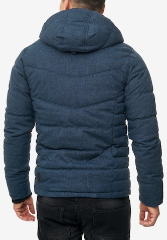 INDICODE JEANS Winterjacke 'Circus ' in Blau